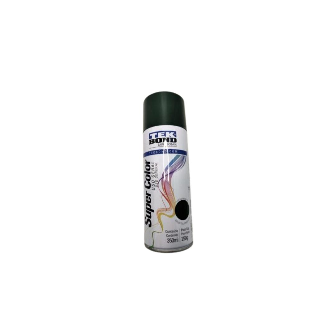 Design sem nome (22) TINTA SPRAY USO GERAL TEK BOND VERDE ESCURO 350ML - Imagem 1
