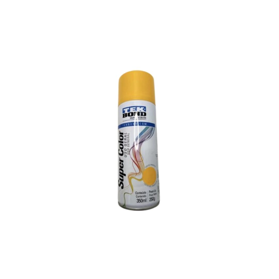 Design sem nome (27) TINTA SPRAY USO GERAL TEK BOND AMARELO 350ML - Imagem 1