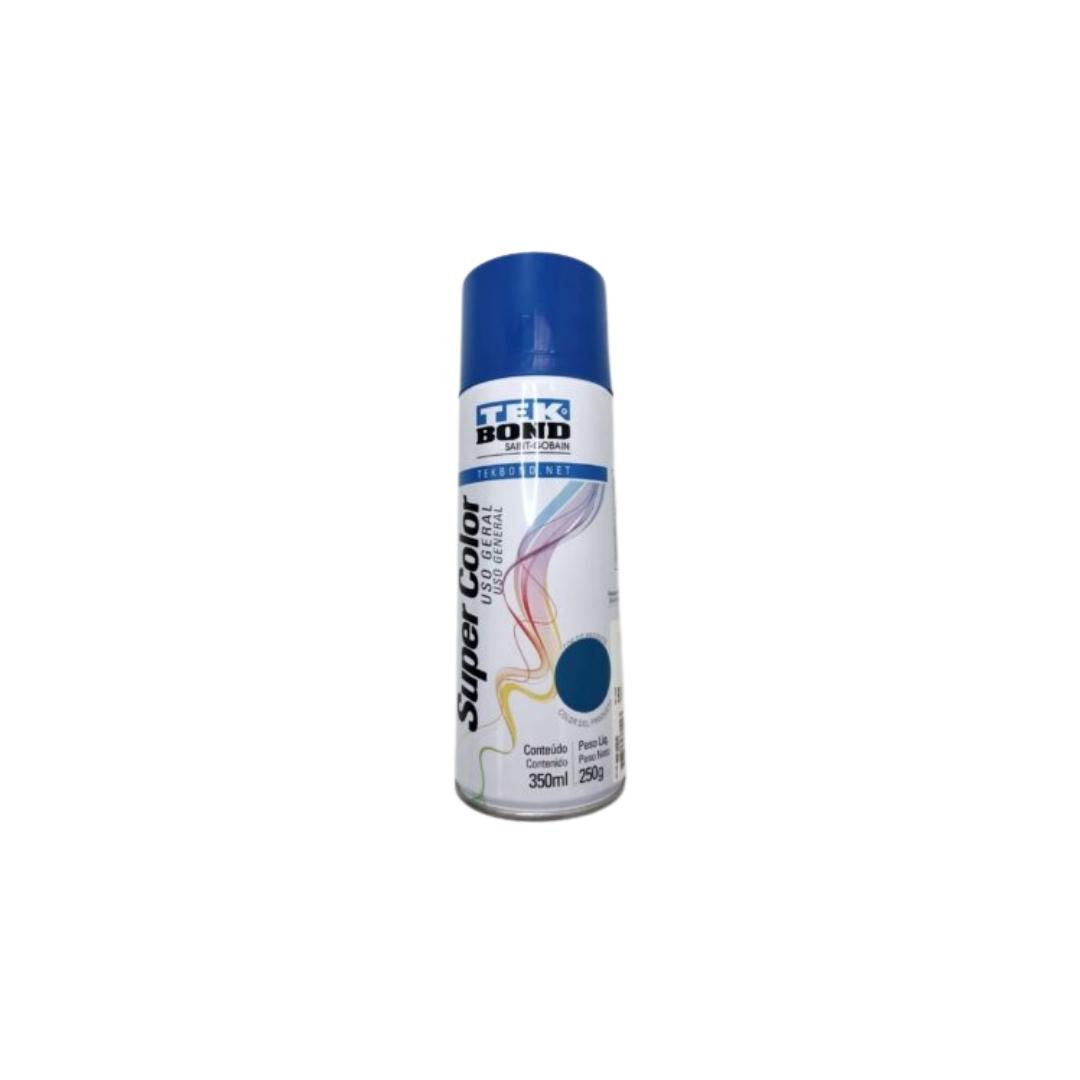 Design sem nome (35) TINTA SPRAY USO GERAL TEK BOND AZUL 350ML - Imagem 1