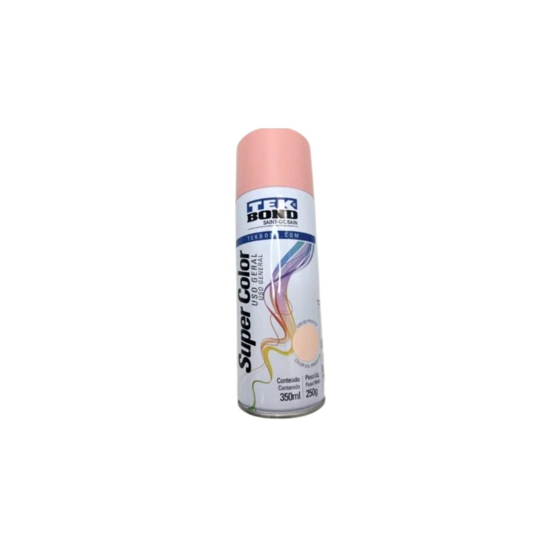 Design sem nome (36) TINTA SPRAY USO GERAL TEK BOND ROSA 350ML - Imagem 1