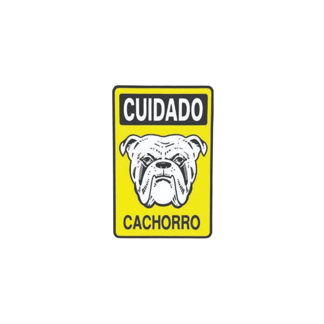 Design sem nome (50) PLACA CUIDADO CACHORRO - Imagem 1