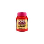 TINTA ACRILEX PVA FOSCA 100ML VERMELHO VIVO