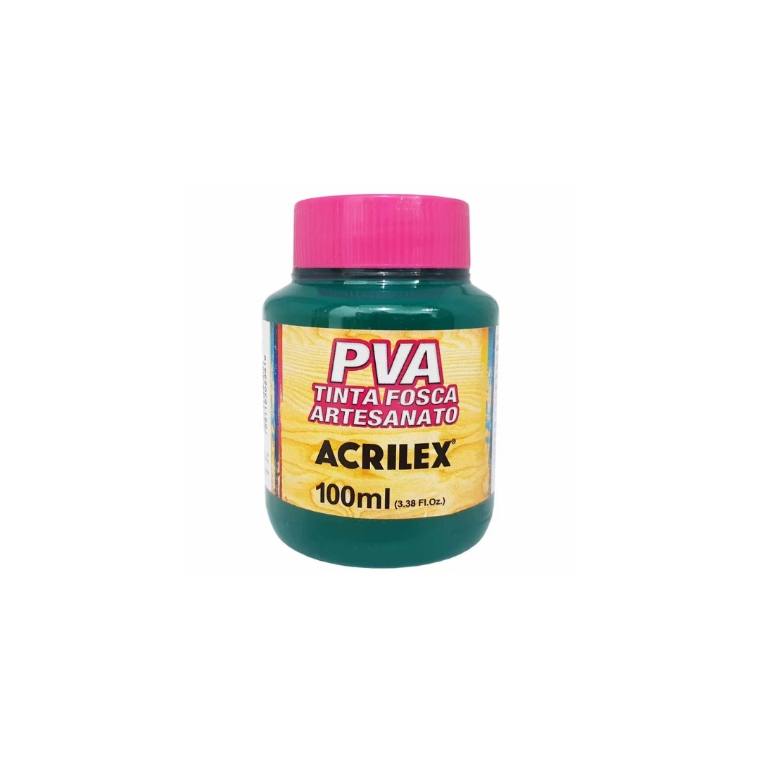 Design sem nome TINTA ACRILEX PVA FOSCA 100ML VERDE BANDEIRA - Imagem 1