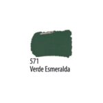 TINTA ACRILEX PVA FOSCA 100ML VERDE ESMERALDA - Imagem 2