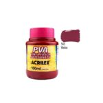 TINTA ACRILEX PVA FOSCA 100ML VINHO