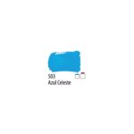 TINTA ACRILEX PVA FOSCA 100ML AZUL CELESTE - Imagem 2