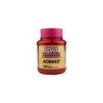 TINTA ACRILEX PVA FOSCA 100ML VERMELHO ESCARLATE