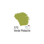 TINTA ACRILEX PVA FOSCA 100ML VERDE PISTACHE - Imagem 2