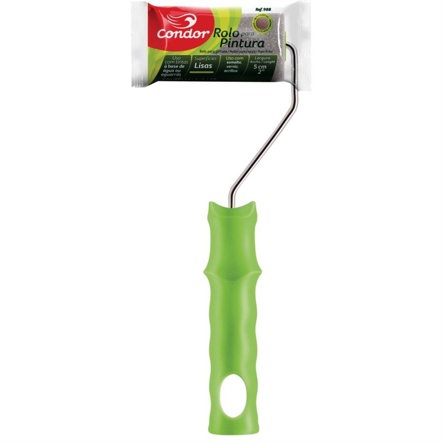 ROLO PARA PINTURA REF 988 ROLO PARA PINTURA CONDOR REF 988-5 CM - Imagem 1