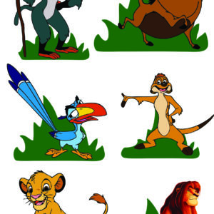 KIT REI LEÃO PARA DECORAÇÃO DE FESTA