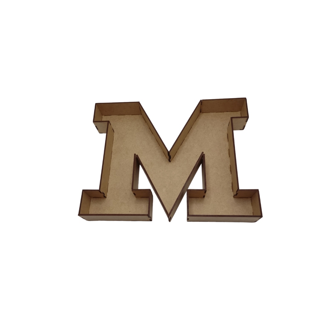 letra caixa M LETRA CAIXA M - Imagem 1