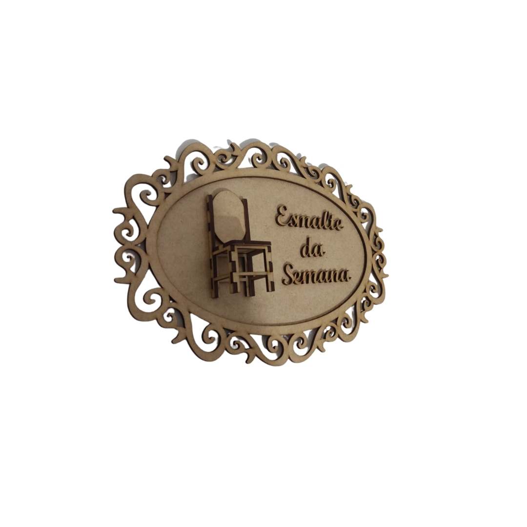 placa esmalte da semana PLACA ESMALTE DA SEMANA - Imagem 1