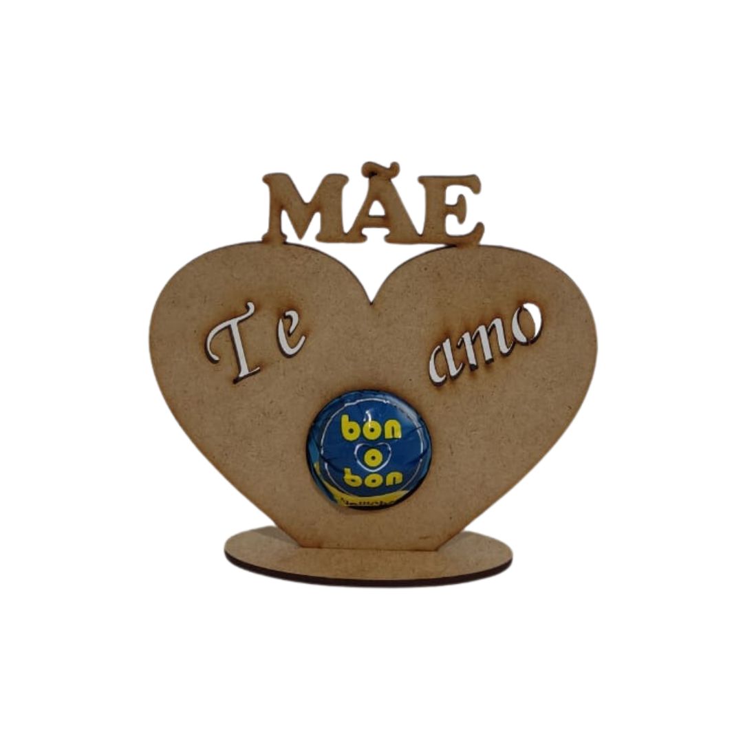 PORTA BOMBOM CORAÇÃO PORTA BOMBOM CORAÇÃO MÃE - Imagem 1
