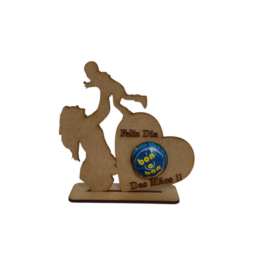 PORTA BOMBOM MÃE E BÊBÊ PORTA BOMBOM MÃE E BÊBÊ - Imagem 1